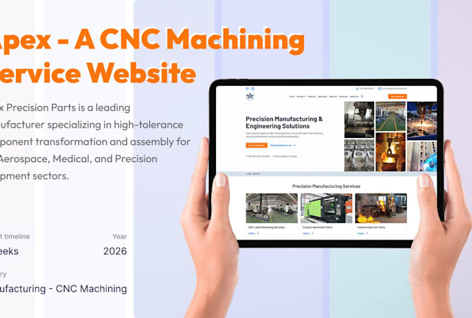 design a high converting b2b industrial manufacturing website, UX UI design